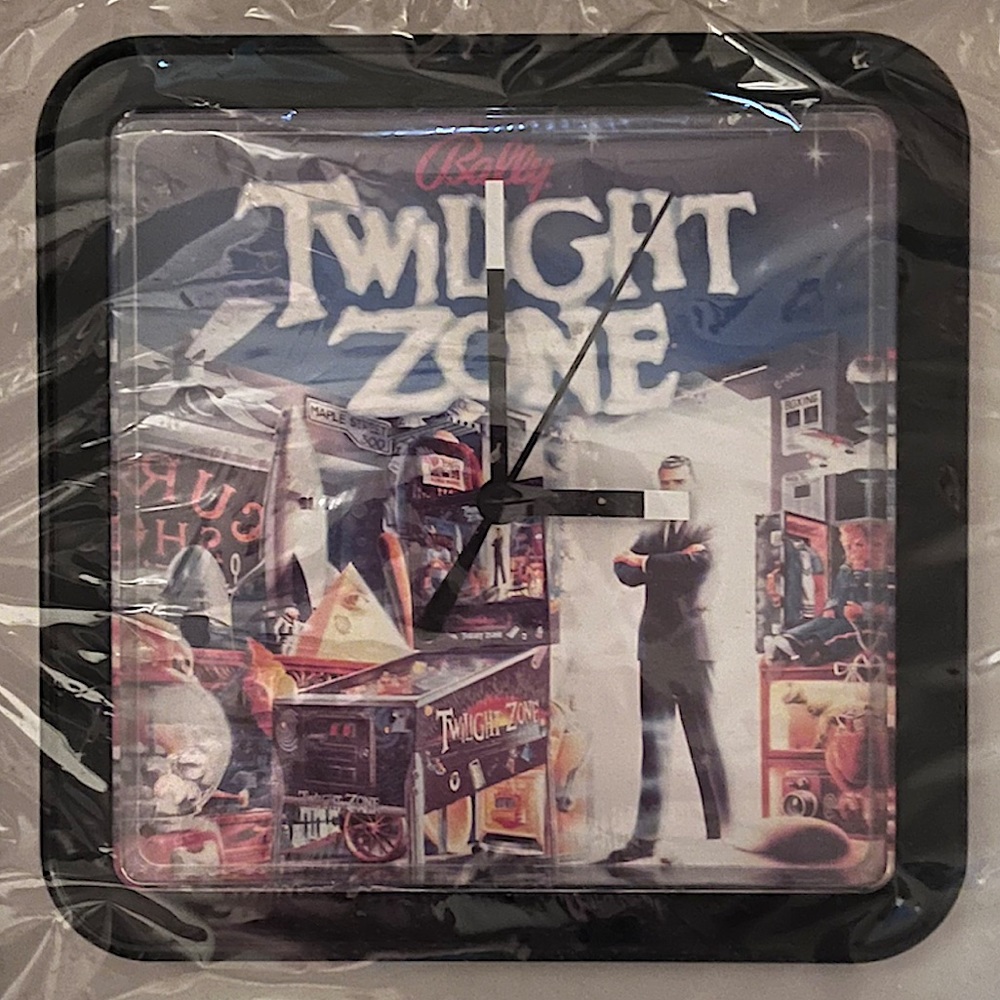 VTG The Twilight Zone Pinball Wall Clock